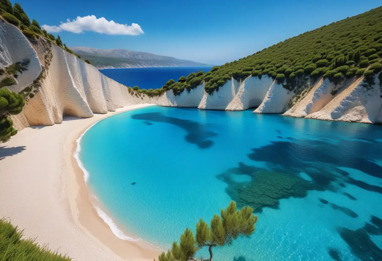Bästa tiden att resa till Kefalonia för sol och äventyr illustration